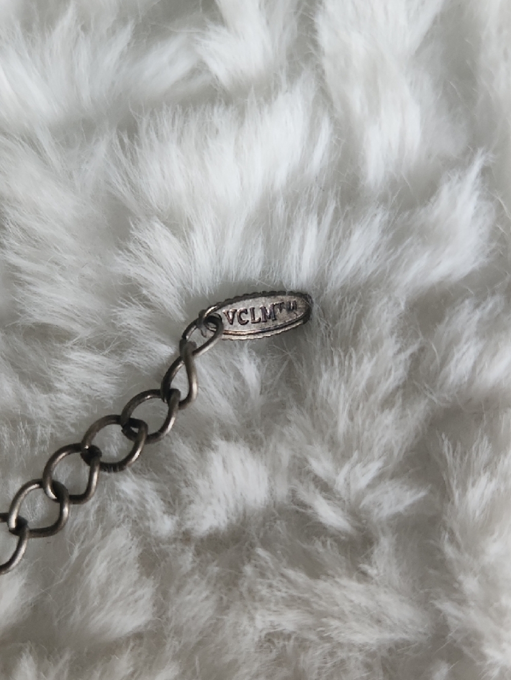 VCLM Multitone Layered Pendant Necklace in Gold, Silver, Rose Abstract Boho Vibe - Picture 8 of 10